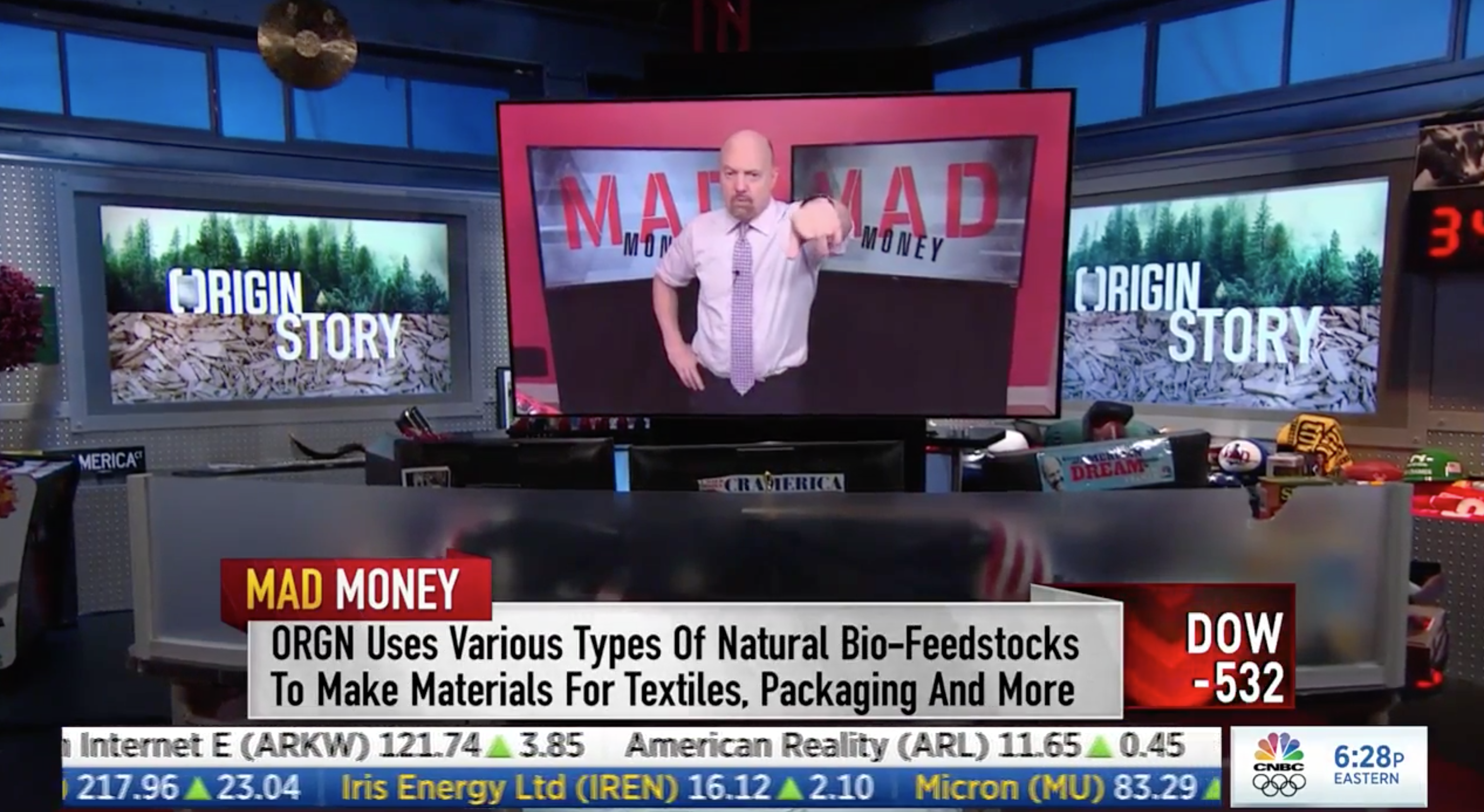 Jim Cramer Sees Long-Term Potential in Origin Materials